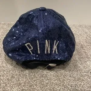 Rare Victoria Secret Dallas Cowboys sequin hat PINK Victoria main image 2